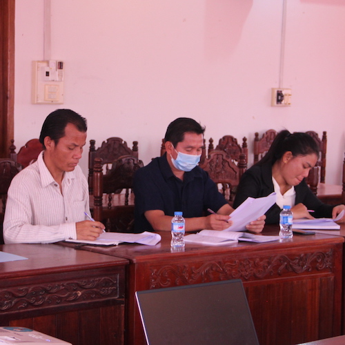 A meeting as part of the Greater Mekong EWEC