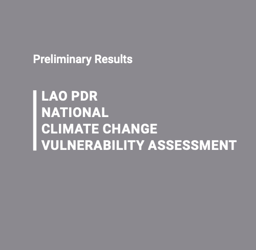 Lao PDR National Climate Change Vulnerability Assessment Cover