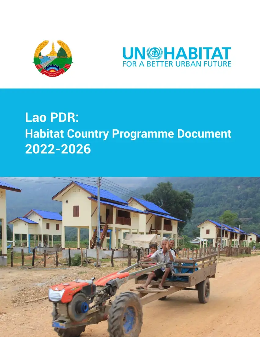 Lao PDR Habitat Country Programme Document Cover