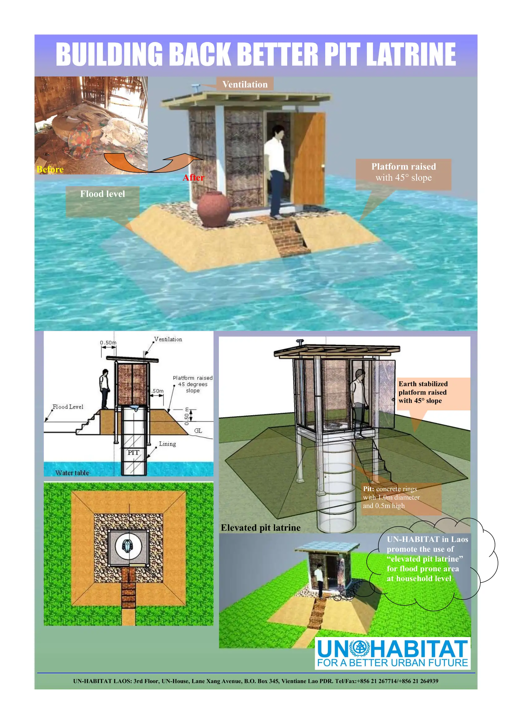 Building Back Better Sanitation Poster